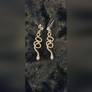 Snake Earrings Alt Jewlery